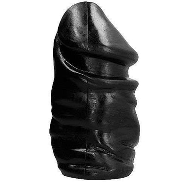 Dildo All Black con Albero a Cupola – Trazione Solida e Sicura